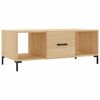 vidaXL Soffbord sonoma-ek 102x50x40 cm konstruerat tr&auml;