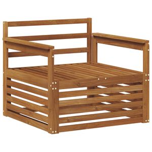 vidaXL 2 Stycke Utomhussoffa Naturlig