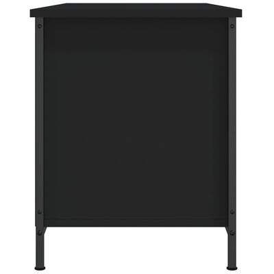 vidaXL Tv-bänk svart 100x40x50 cm konstruerat trä