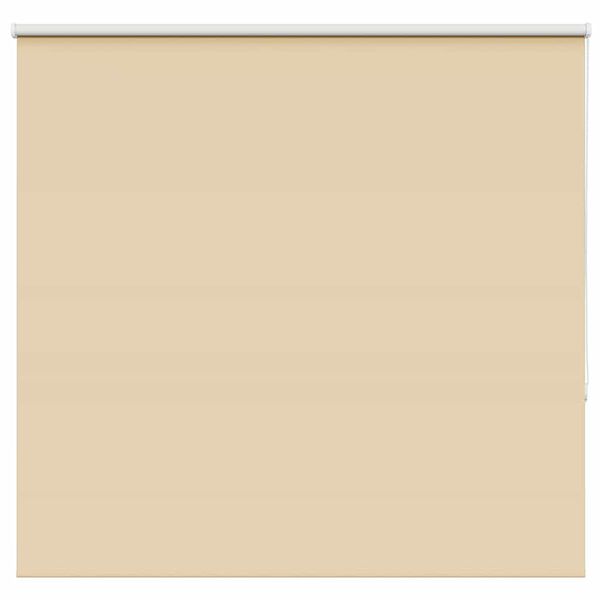 vidaXL Rullgardin m&ouml;rkl&auml;ggningsbar beige 160x150 cm tyg bredd 156,6 cm