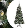 vidaXL Konstgjord julgran Gr&ouml;n 120 cm PVC och Plast och St&aring;l