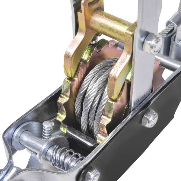 vidaXL Dragblock 1000 kg med 2 växlar