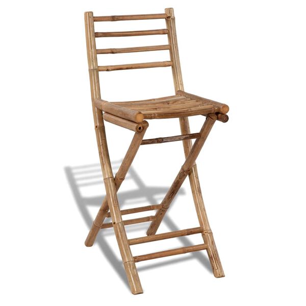 vidaXL Tr&auml;dg&aring;rdsbar 3 delar bambu