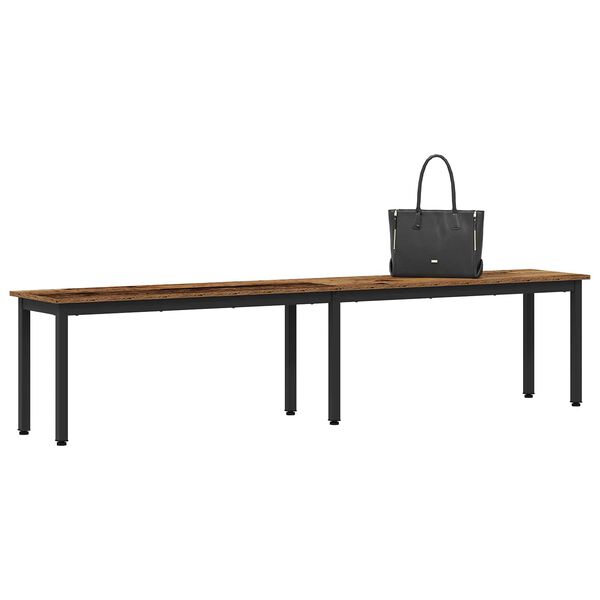 vidaXL b&auml;nk Gammalt tr&auml; 200 x 35 x 45 cm Konstruerat tr&auml;