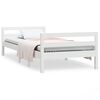 vidaXL S&auml;ngram utan madrass vit 80x200 cm massiv furu