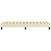 vidaXL Boxspring-s&auml;ngram gr&auml;ddvit 90x200 cm konstl&auml;der