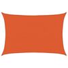 vidaXL Solsegel 160 g/m&sup2; rektangul&auml;r orange 5x7 m HDPE