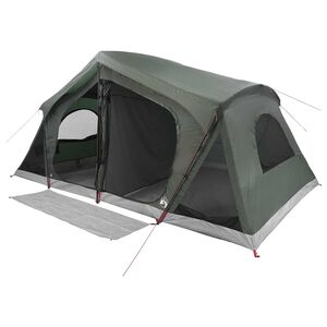 vidaXL Stuga T&auml;lt Arm&eacute;gr&ouml;n 480 x 273 x 205 cm Polyester och St&aring;l