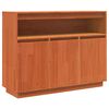 vidaXL Sideboard Vaxbrun 104,5 x 34 x 80 cm Massiv furu