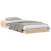 vidaXL S&auml;ngram Naturf&auml;rg 80 x 210 cm Massiv furu