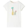 T-shirt f&ouml;r barn ecru 104