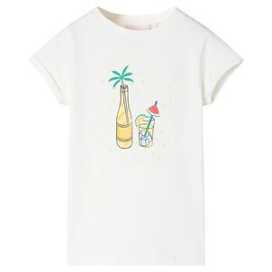 T-shirt f&ouml;r barn ecru 104