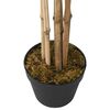 vidaXL Konstväxt bambu 552 blad 120 cm grön