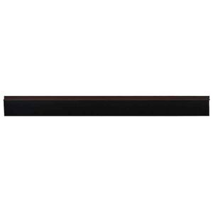vidaXL Sj&auml;lvh&auml;ftande d&ouml;rrborstlist 2 st Brun 100 cm Aluminiumlegering
