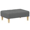 vidaXL Fotpall m&ouml;rkgr&aring; 77x55x31 cm tyg