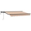 vidaXL Manuell markisram med LED-lampor 3,5 x 2,5 m