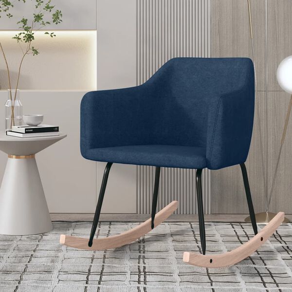 vidaXL Gungstol bl&aring; tyg