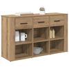 vidaXL Sideboard Artisan Ek 100 x 30 x 59,5 cm Konstruerat tr&auml;
