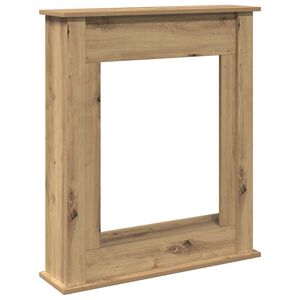 vidaXL Spiselkrans artisan ek 75x20x87,5 cm konstruerat tr&auml;