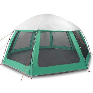vidaXL Poolt&auml;lt med avtagbara gylf- och n&auml;tv&auml;ggar havsgr&ouml;nt 510x510 cm