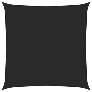 vidaXL Solsegel 160 g/m&sup2; svart 2x2 m HDPE