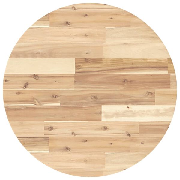 vidaXL Bordsskiva rund &Oslash;60x4 cm massivt akaciatr&auml;
