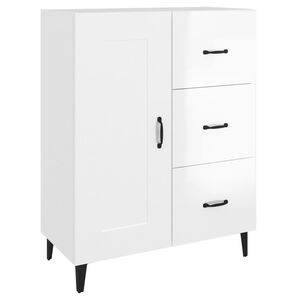 vidaXL Sk&auml;nk vit h&ouml;gglans 69,5x34x90 cm konstruerat tr&auml;