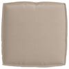 vidaXL Pallkuddset 2 pcs Taupe Oxford Tyg