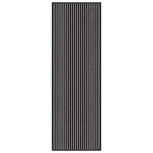 vidaXL D&ouml;rrmatta Svart 60 x 180 cm Polypropylen