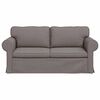 vidaXL Soffa Taupe 215 x 82 x 80 cm tyg