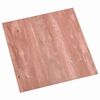 vidaXL Golvplankor R&ouml;d 5,11 m&sup2; 55 st PVC