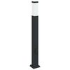 vidaXL Pollare med uttag 80 cm svart IP44
