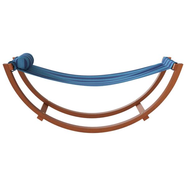 vidaXL Gungande hängmatta för barn blårandigt tyg