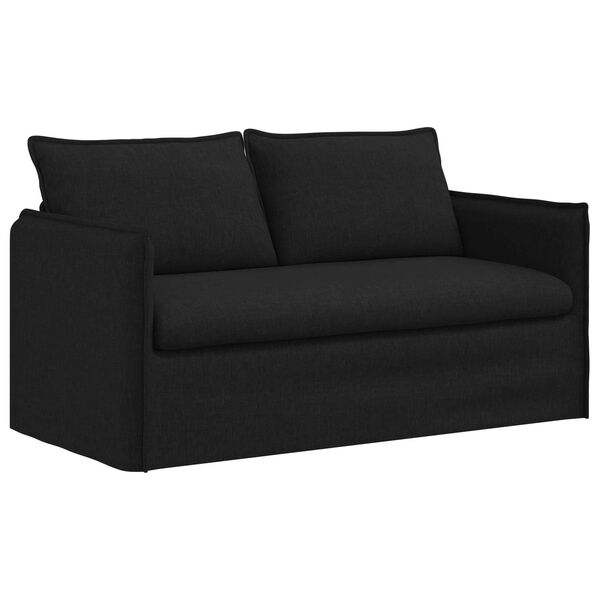vidaXL Soffa 140cm Svart Metall