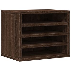 vidaXL Skrivbordshyllor brun ek 36x26x29,5 cm konstruerat tr&auml;