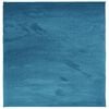 vidaXL Matta OVIEDO kort lugg turkos 120x120 cm