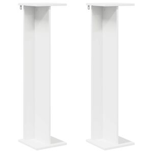 vidaXL V&auml;xtst&auml;ll Vit 25 x 25,5 x 100,5 cm Konstruerat tr&auml;