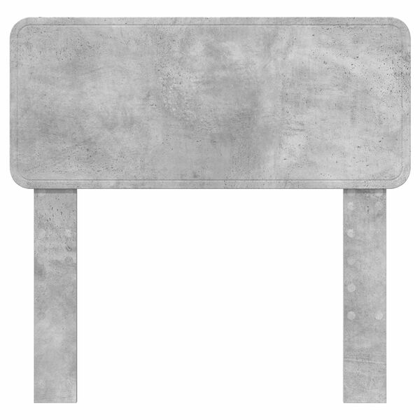 vidaXL Huvudgavel Betonggr&aring; 75 cm Konstruerat tr&auml;