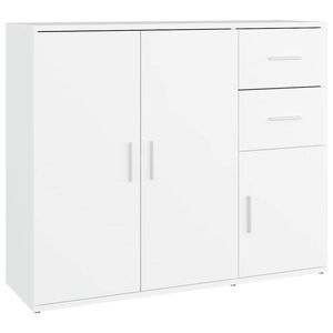 vidaXL Byr&aring; vit 91x29,5x75 cm konstruerat tr&auml;