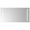 vidaXL LED Badrumsspegel med spegel Transparent 40 x 20 cm h&auml;rdat glas