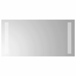 vidaXL LED Badrumsspegel med spegel Transparent 40 x 20 cm h&auml;rdat glas
