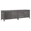 vidaXL Dynbox antracit 198,5x50x56,5 cm massivt grantr&auml;