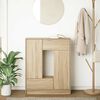vidaXL Skänk med lådor och dörrar sonoma ek 73x31x90 cm
