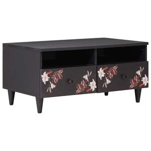 vidaXL Kaffeebord Flerf&auml;rgsdesign 80 x 54 x 40 cm Massivt mangotr&auml;