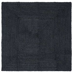 vidaXL Omr&aring;desmatta M&ouml;rkgr&aring; 120 x 120 cm Jute
