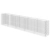 vidaXL Planteringsgabion upph&ouml;jd galvaniserat st&aring;l 450x50x100 cm