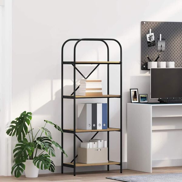 vidaXL Hyllsystem Artisan Ek 60 x 30 x 146 cm Konstruerat tr&auml;