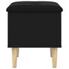 vidaXL Förvaringsbänk svart 42x42x46 cm konstruerat trä
