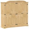 vidaXL Garderob Corona 194x52x186 cm massiv furu