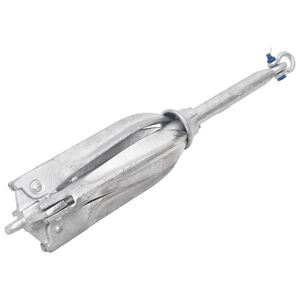 vidaXL Hopf&auml;llbart ankare silver 10 kg varmf&ouml;rzinkat gjutj&auml;rn